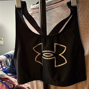 Under Armour Pink and Black Dance/Cheer/Gymnastics Top